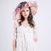 Hot Kentucky Derby Organza Floral Hat Wide Brim Dress Wedding Tea Party Beach US  eb-27423311